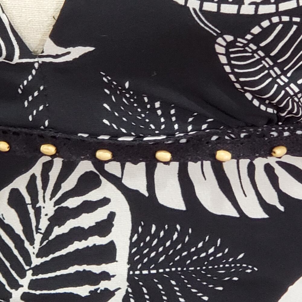 Jodi Kristopher Black & Cream Halter Dress S NWT - Picture 5 of 9